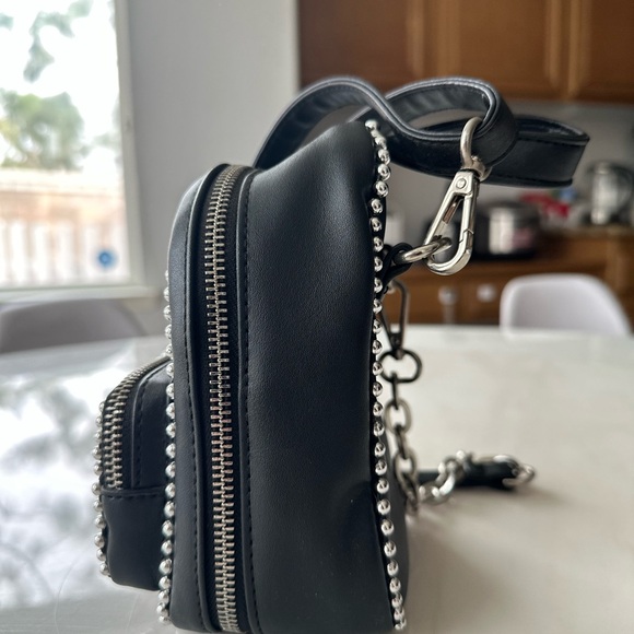 Nasty gal Black Ball Chain Mini Rucksack - Picture 4 of 8